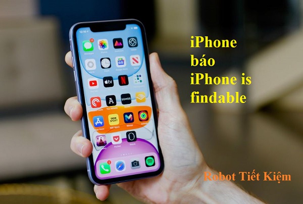 Giải đáp iPhone báo iPhone is findable nghĩa là gì