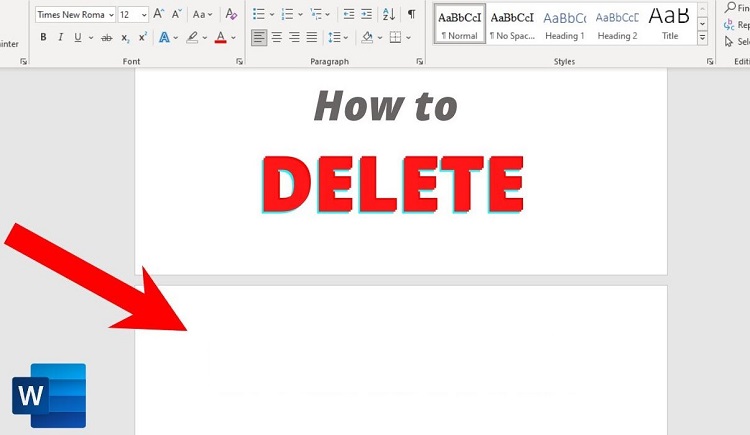 Word bị dư 1 trang trắng