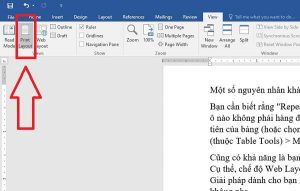 [Sửa lỗi] Repeat header row trong Word bị ẩn