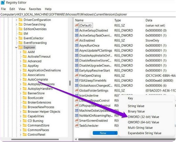 Vô hiệu hóa hoàn toàn Quick Access bước 3 Vô hiệu hóa hoàn toàn Quick Access bước 3